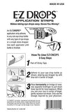 EZ Drops Reflective Eye Drop Application Strips